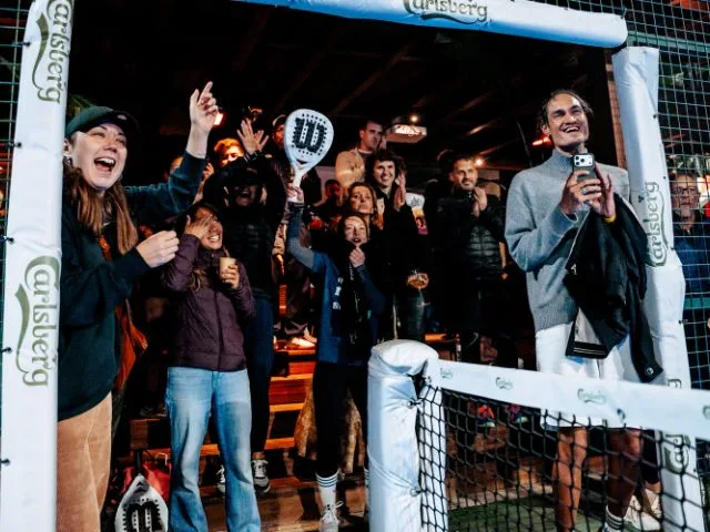 Rally tournament crowd